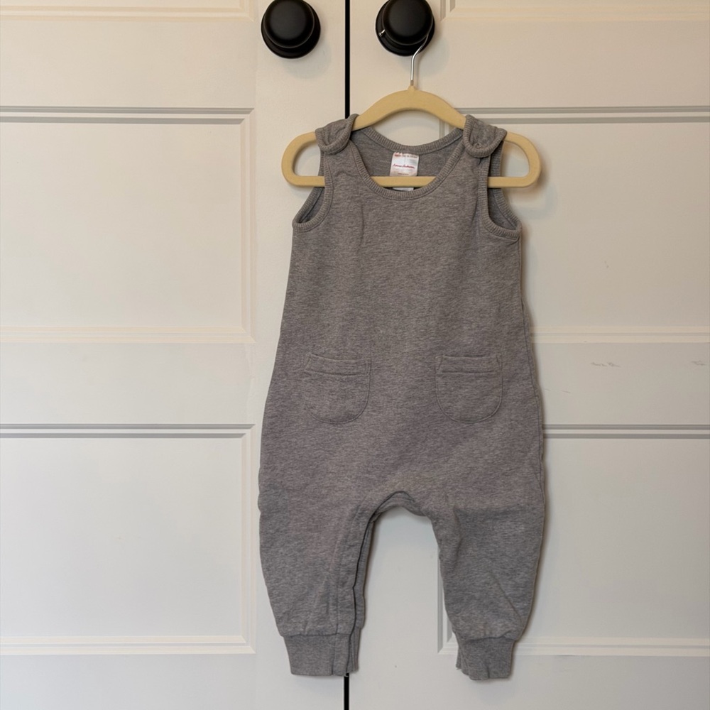 Hanna Andersson Gray Kids Overalls